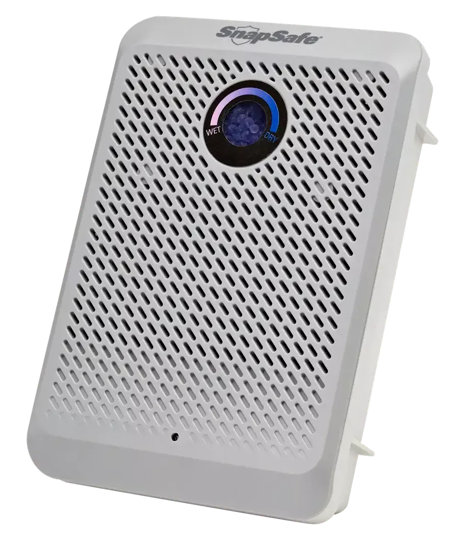 SnapSafe Medium 110V Rechargeable Dehumidifier – White