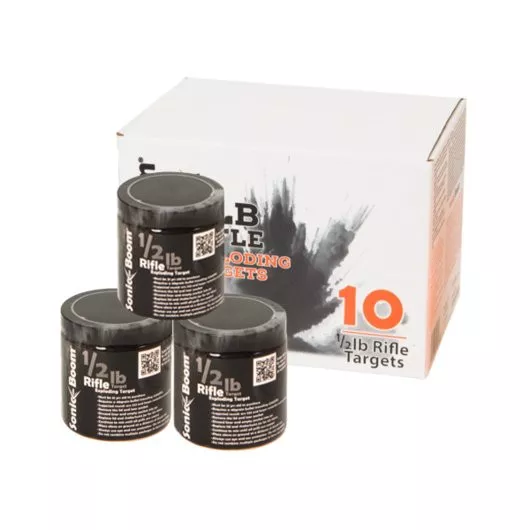 Sonic Boom 1/2 lb Exploding Rifle Targets 10 Count #SBTHP10P