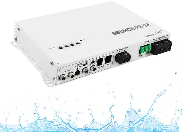 Soundstream Rubicon Nano 2000W Class D Monoblock Marine Amplifier• MR12000D