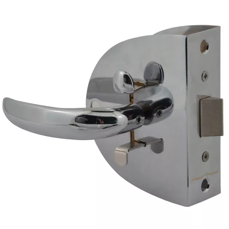 Southco Compact Swing Door Latch – Chrome – Non-Locking