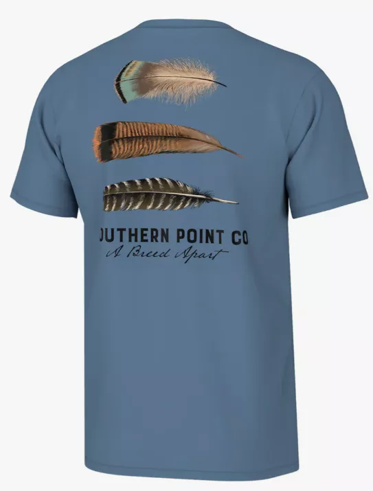 Southern Point Youth Turkey Feather Trio SS Tee #YST838