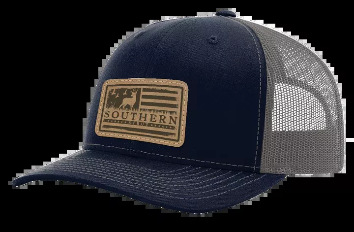 Southern Strut Brand Deer Flag Patch Hat