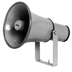 Speco 8.5″ Weatherproof PA Speaker w/Transformer [SPC15T]