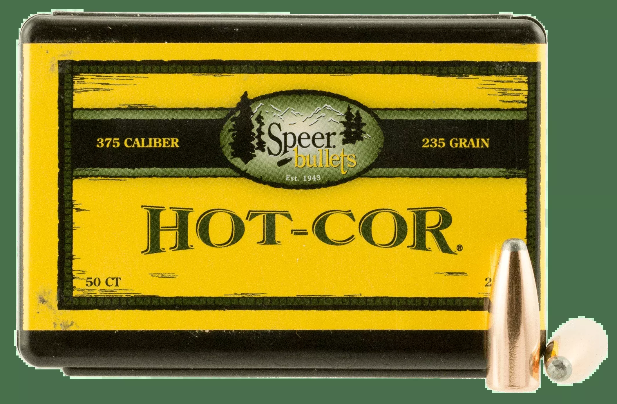 Speer Ammo Hot-cor, Speer 2471Bull .375 235 Semispitzr 50