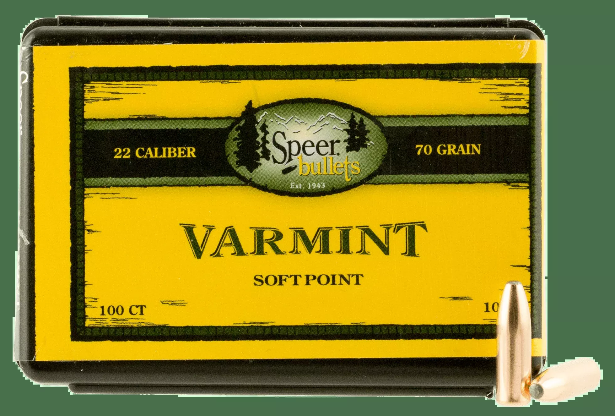 Speer Ammo Varmint, Speer 1053Bull .22470 Smsptz100