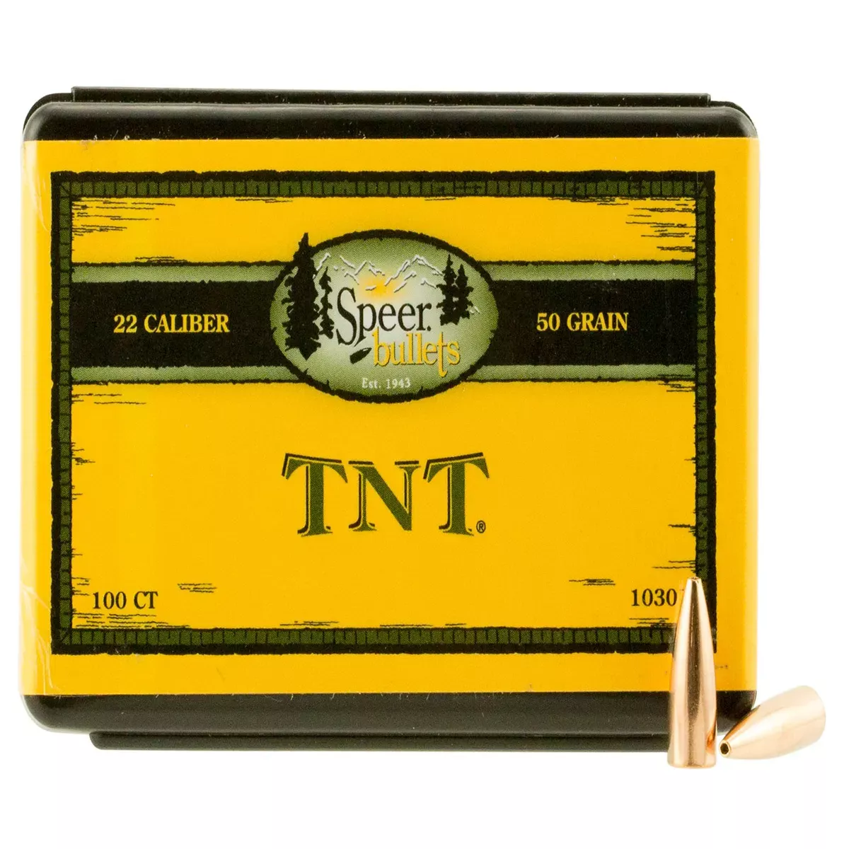 Speer TNT 22 Cal 50 Gr JHP 100/Box