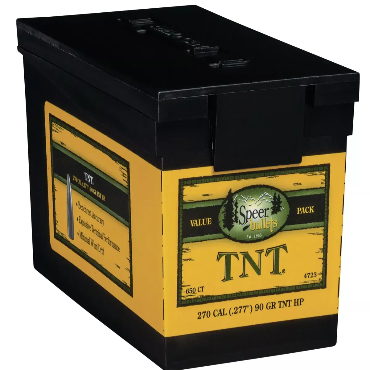 Speer TNT 270 Win 90 Gr JHP 650/Box