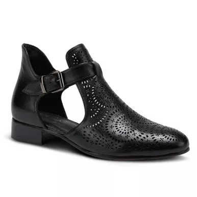 SPRING STEP Women's Eugenie Black Loafer (EUGENIE-B)