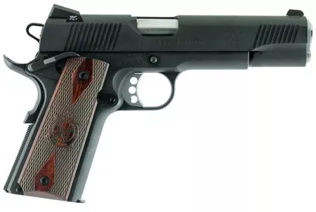 Springfield Armory 1911 Loaded .45ACP 5″ 7+1 Parkerized Finish 3-Dot Tritium Sights Cocobolo Grip CA Compliant PX9109LCA