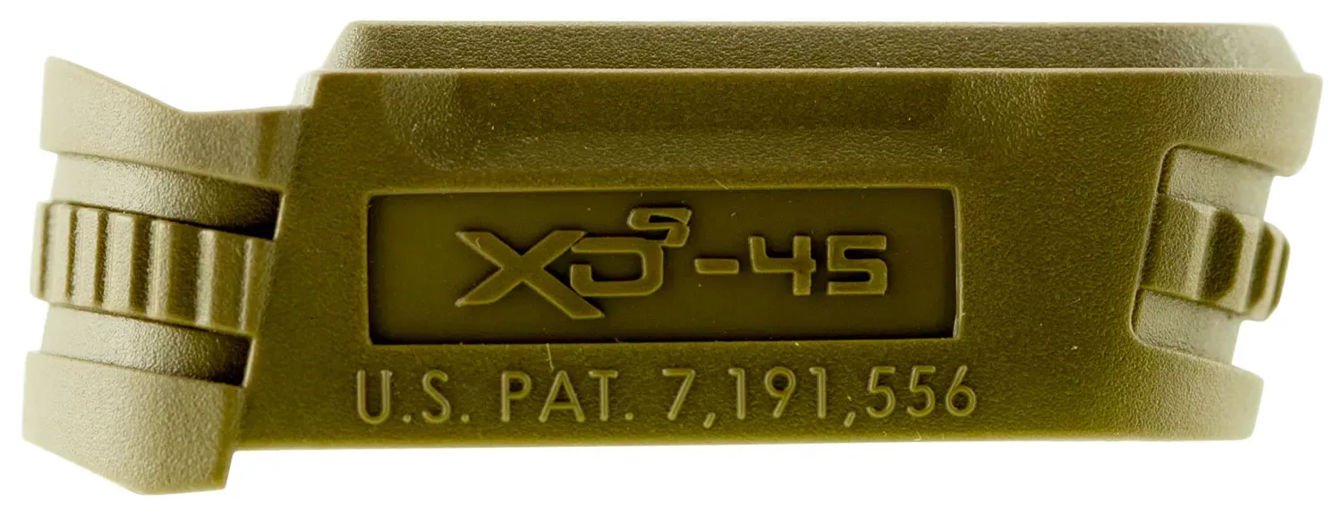 Springfield Armory Backstrap Sleeve Polymer Flat Dark Earth Finish & 1 Piece Finish 45 ACP