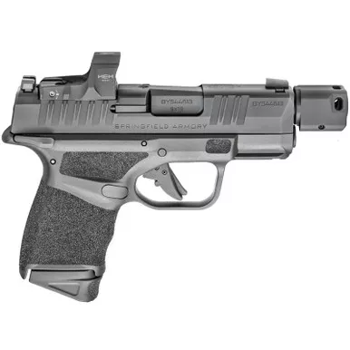 Springfield Armory HELLCAT RDP 9mm 3.8" HEX Wasp Red Dot Self Indexing Compensator Manual Safety 13 Rounds
