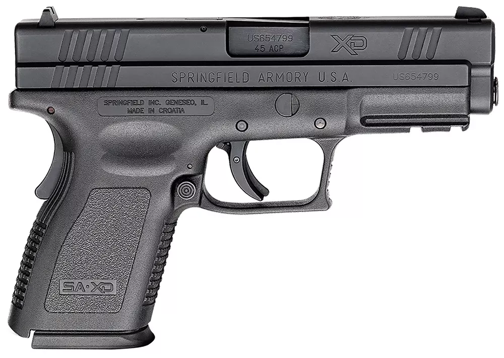 Springfield Armory XD Compact *CA Compliant 45 ACP Caliber 4", 10+1, Black Finish
