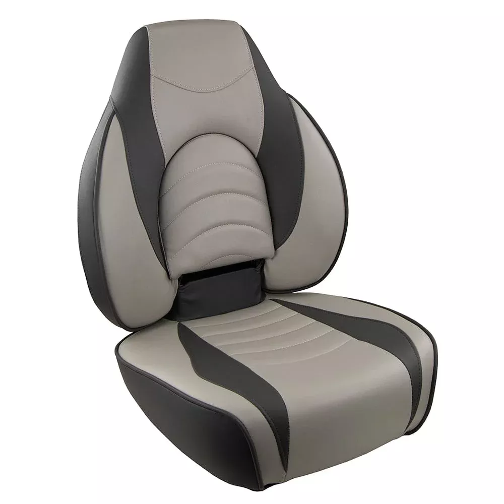 Springfield Fish Pro High Back Folding Seat – Charcoal/Grey