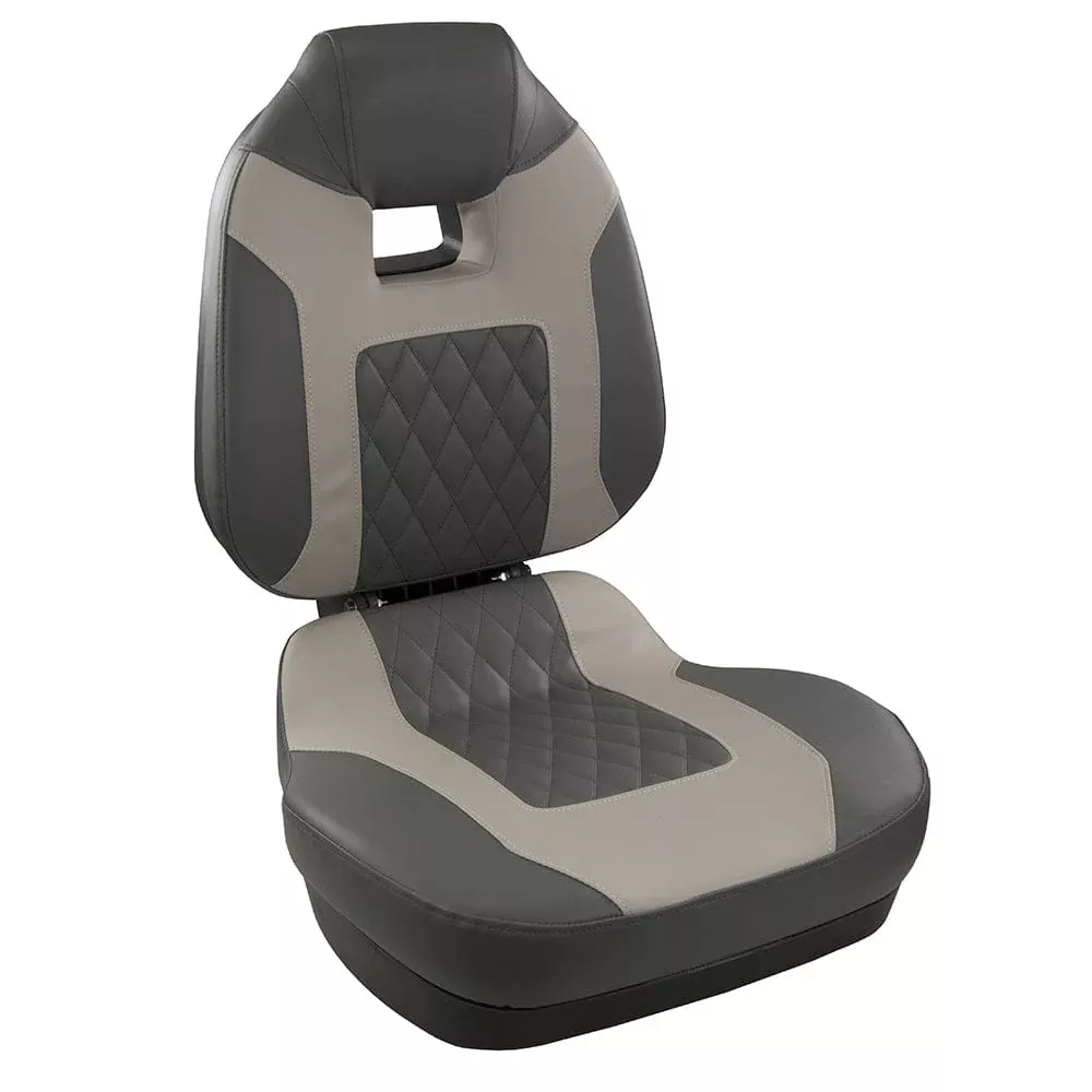 Springfield Fish Pro II High Back Folding Seat – Charcoal/Grey