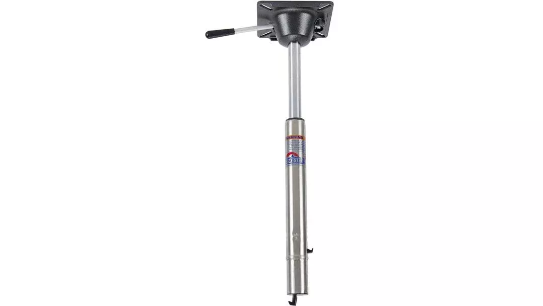 Springfield Marine Spring-Lock 13-1/2″-20″ H Polished Power-Rise Sit-Down Adjustable Post with Seat Mount• 1642005