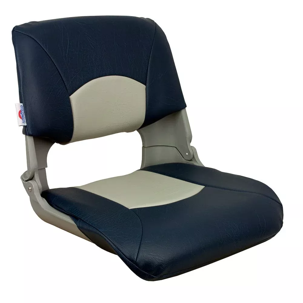 Springfield Skipper Standard Folding Seat – Grey/Blue