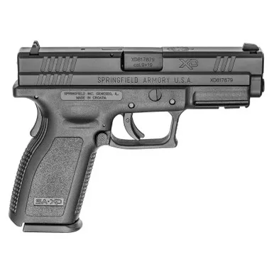 Springfield XD9 Defender Full Size 9MM 4" Barrel Polymer Frame Black Finish Fixed Sights 16Rd Mag