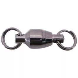 Spro Ball Bearing Swivel with Split Rings - Black Nickel - 1