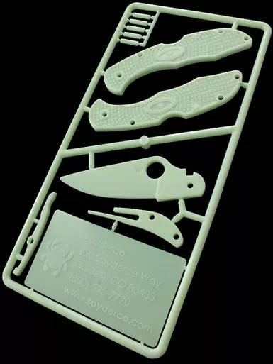 Spyderco Glow in the Dark Plastic Knife Kit