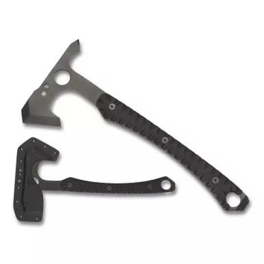 Spyderco H03 Warrior Hawk Tactical Tomahawk 13.68" Overall, Black G-10 Handle