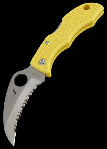 Spyderco Ladybug 3 Hawkbill Salt Folding Knife
