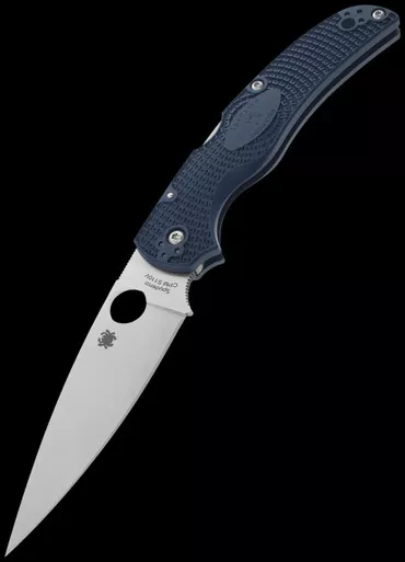 Spyderco Native Chief Lightweight Dark Blue Folding Knife