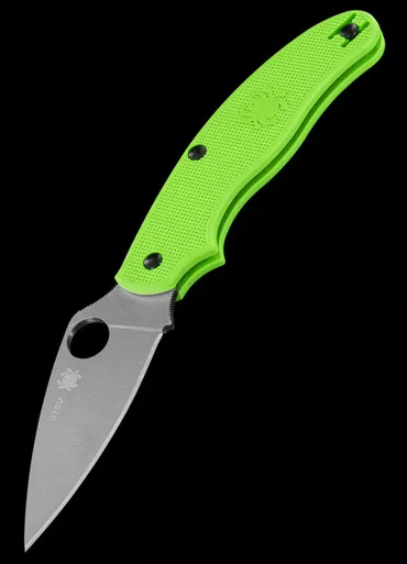 Spyderco UK Penknife Salt Green Folding Knife
