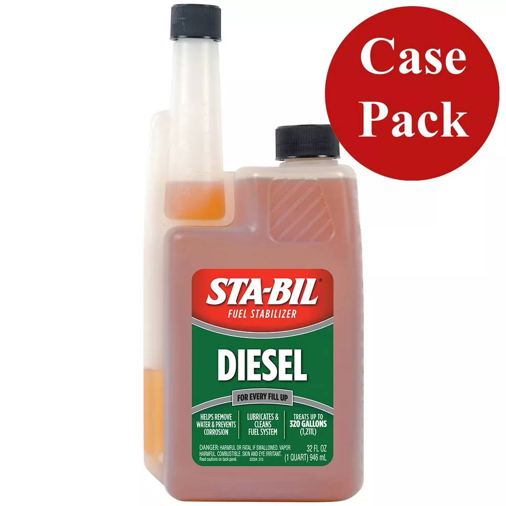STA-BIL Diesel Formula Fuel StabilizerPerformance Improver – 32oz *Case of 4* [22254CASE]