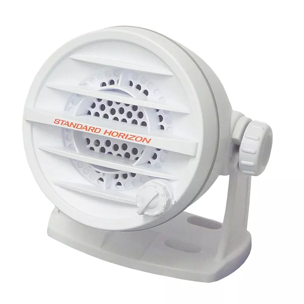 Standard Horizon 10W Amplified External Speaker – White [MLS-410PA-W]