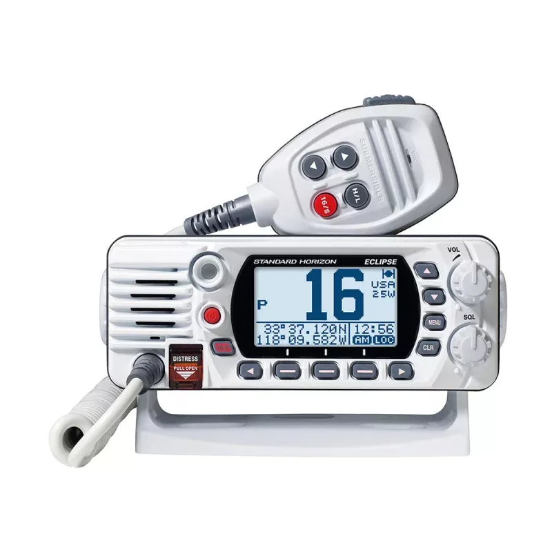 Standard Horizon GX1410GW Eclipse Series 25W Fixed Mount VHF/GPS – White