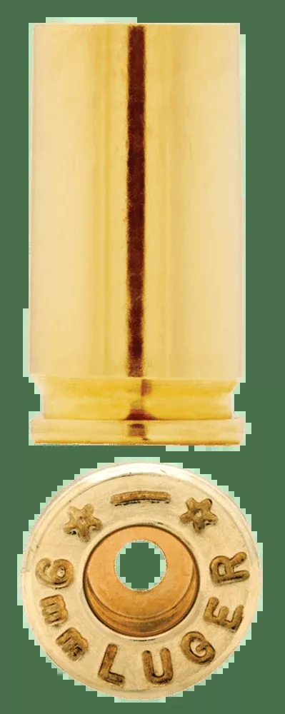 Starline Brass Unprimed Cases, Star 9eup-100Unp Brass 9mm Luger