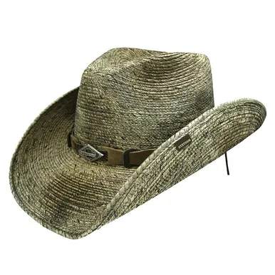 STETSON Monterrey Bay Stain/Burned Straw Hat (TSMTEY-8334ST)