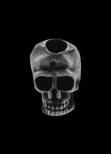 Stotesbury Skull Large Metal Bead