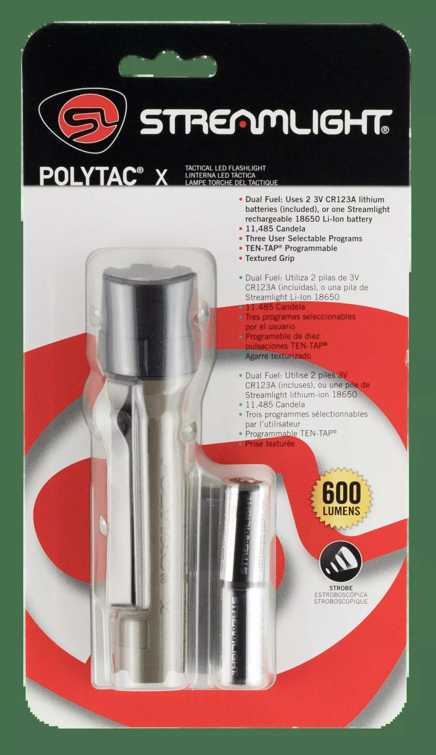 Streamlight Polytac X, Stl 88602Polytac X Coyote Cr123a