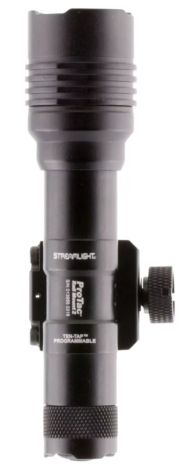 Streamlight ProTac Rail Mount 2 For Long Gun 60/625 Lumens Output White LED Light Up to 297 Meters Beam Picatinny Rail Mount Black Anodized Aluminum