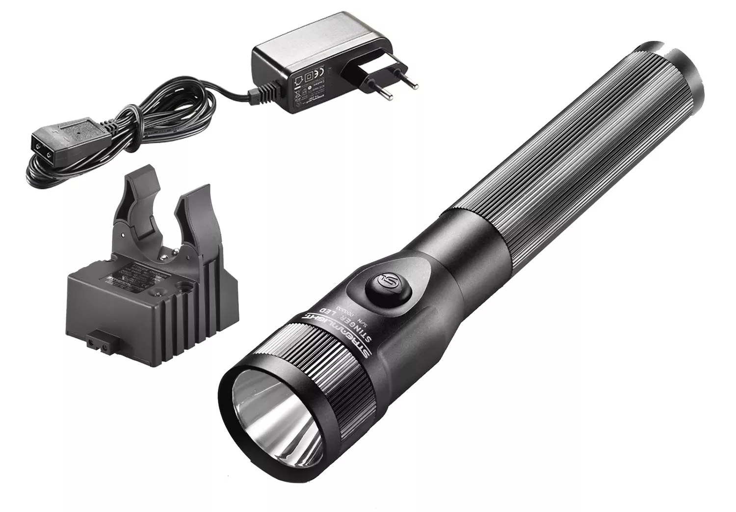 Streamlight Stinger Black Anodized Aluminum White C4 LED 100/200/425 Lumens 322 Meters Range