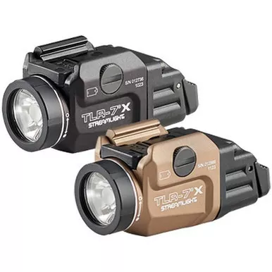 Streamlight TLR-7 X USB Low-Profile Rail Mounted Multi-Fuel Weapon Light w/ Rear Switch Options