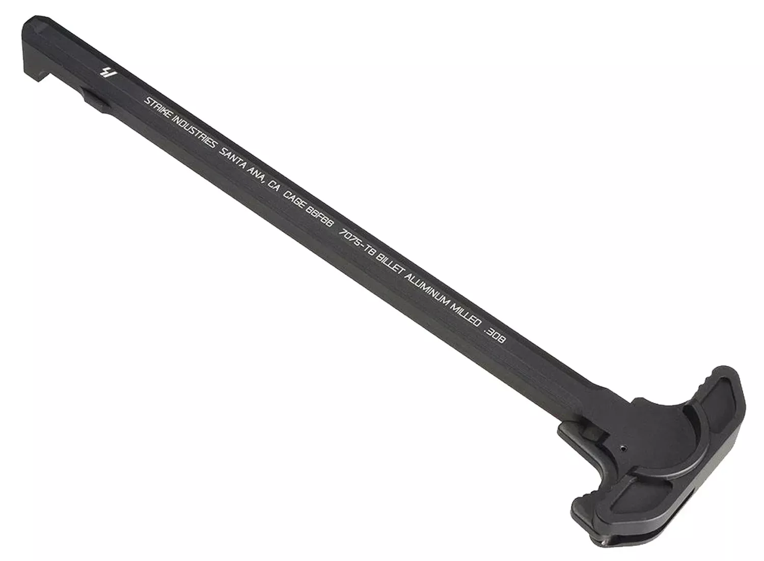 Strike Charging HandleAR-10 Black Anodized Aluminum