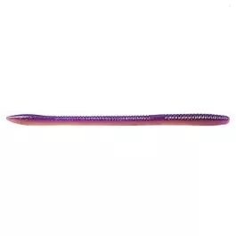 Strike King ElazTech Super Finesse Worm - 4" - Peanut Butter and Jelly