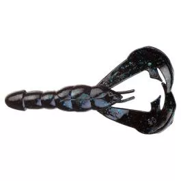 Strike King Rage Craw - 4" - Pack of 7 - Black Blue Flake