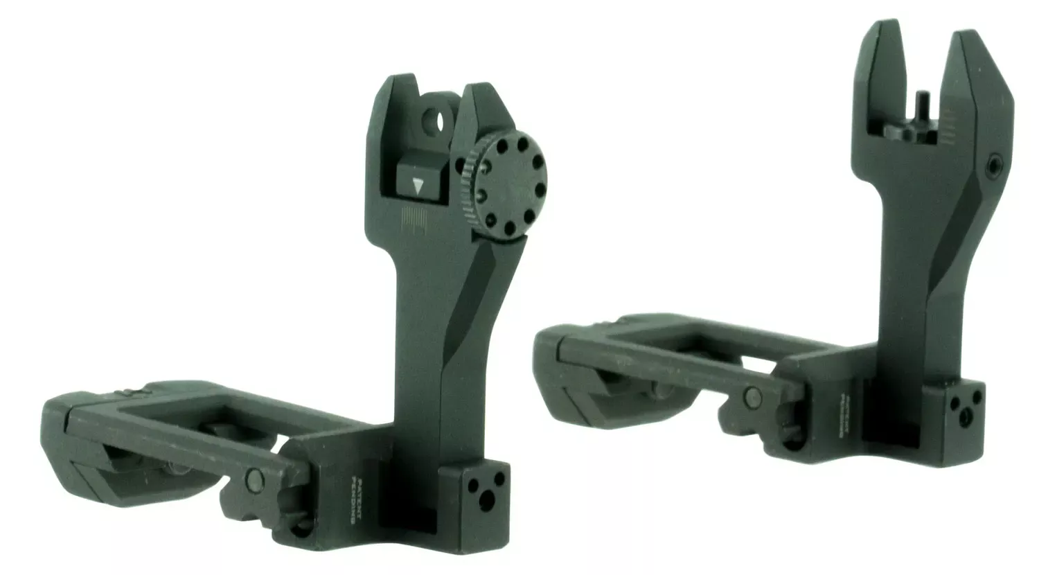 Strike Sidewinder BUIS Set Folding Black for AR-15
