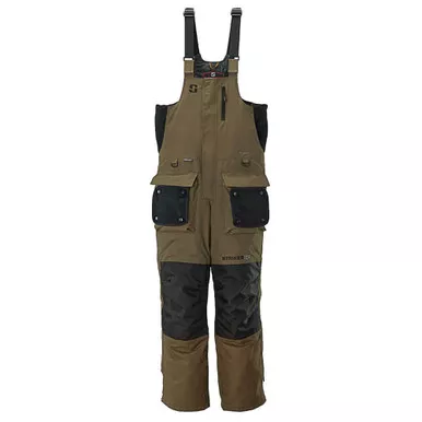 STRIKER ICE Men' s Climate Dark Brown Fishing Bib (62117)