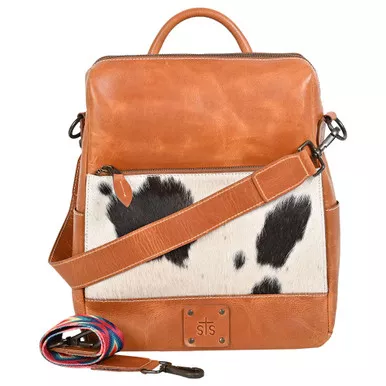 STS Cowhide Basic Bliss Buff/Cowhide Backpack (STS39940)