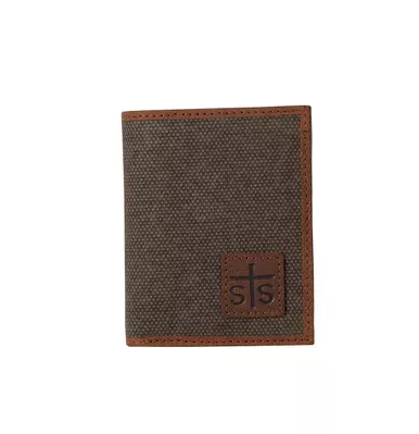STS Foreman Dark Canvas Hidden Cash Wallet (61185)