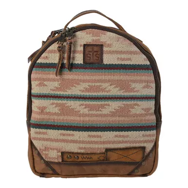 STS Palomino Mini Multi-Light Pink Serape Backpack (30279)