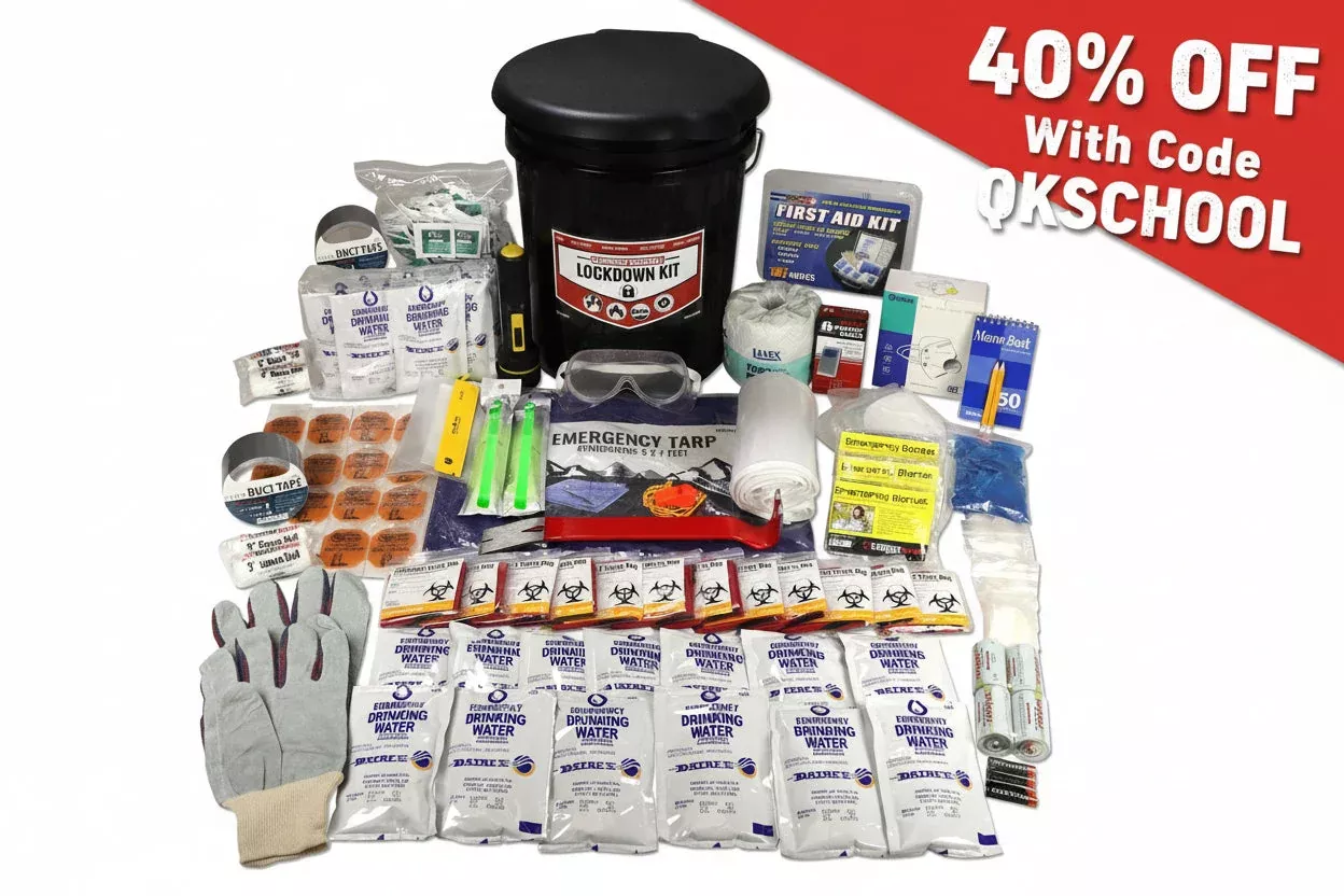 Student Classroom Emergency Lockdown Kit, 25 Students