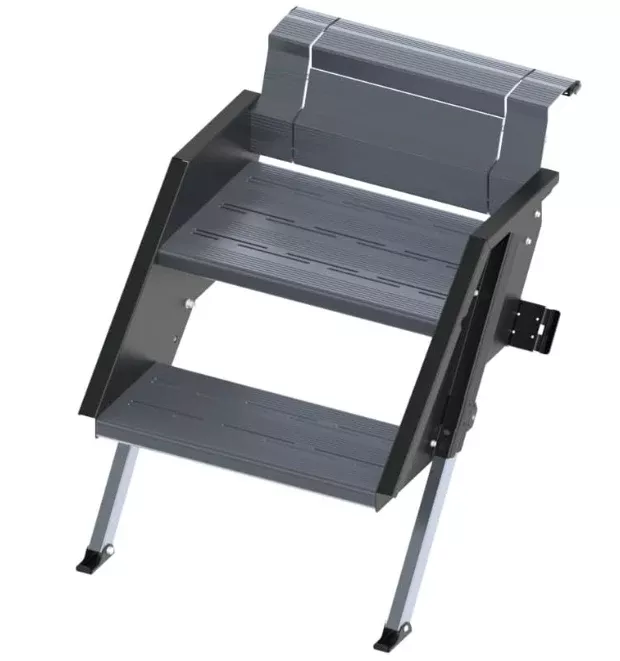 Suburban Stow Away Steps, 2-Step Narrow• 4101A