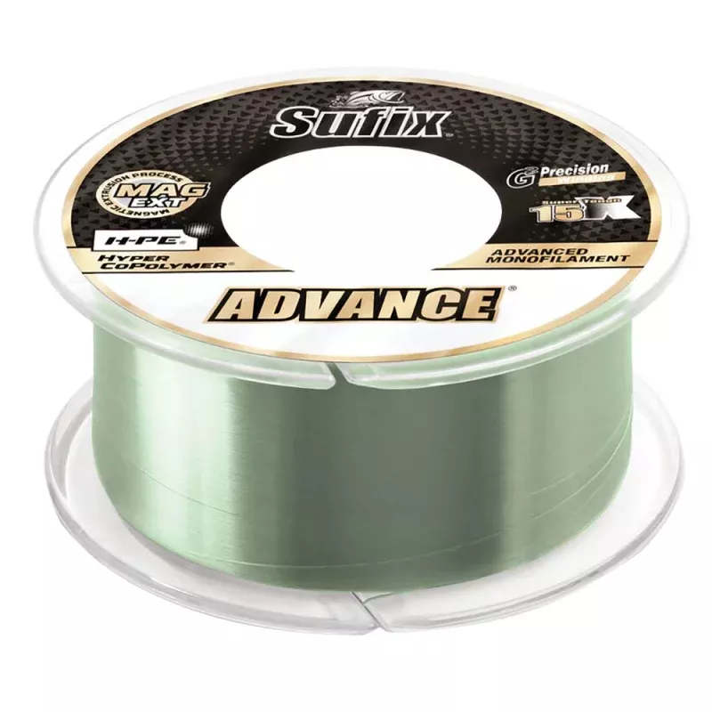 Sufix Advance Monofilament – 20lb – Low-Vis Green – 330 yds