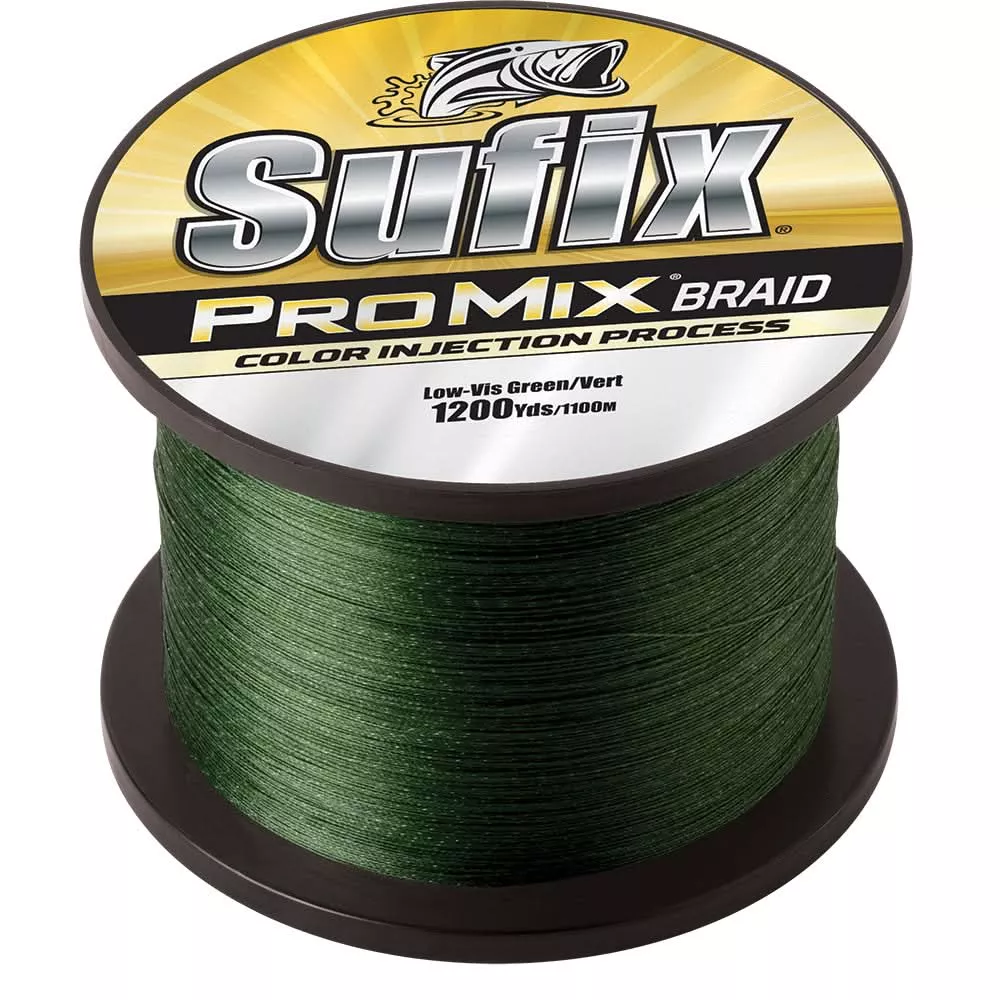 Sufix ProMix Braid - 10lb - Low-Vis Green - 1200 yds - 630-310G