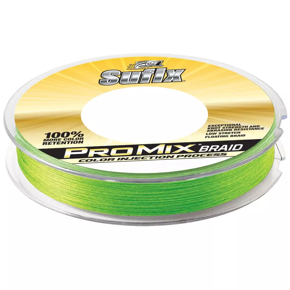 Sufix ProMix Braid - 40lb - Neon Lime - 300 yds - 630-140L